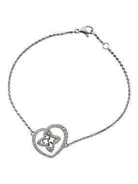Louis Vuitton Bracelet Cool 18k White Gold Diamond
